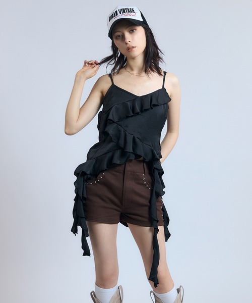 [aclent] レースフリルショートパンツ  新品未使用　タグあり レースフリルショートパンツ（その他パンツ）｜ACLENT