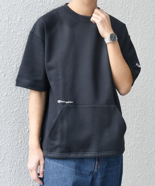 Champion 「Champion」 スウェットカットソー X-LARGE ネイビー メンズ