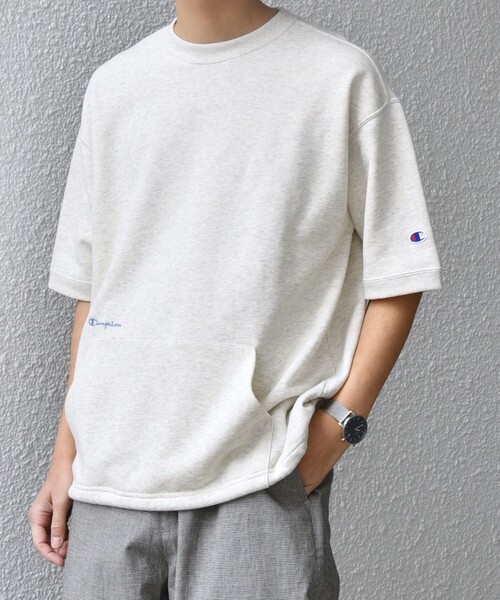 Champion 「Champion」 スウェットカットソー X-LARGE ネイビー メンズ