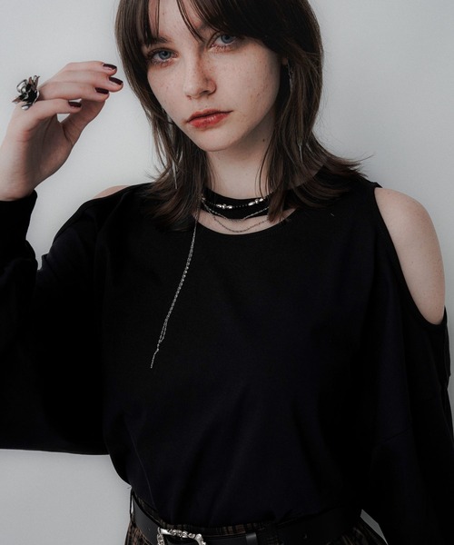 tシャツ カットアウトビッグTシャツ(HARE) レディース