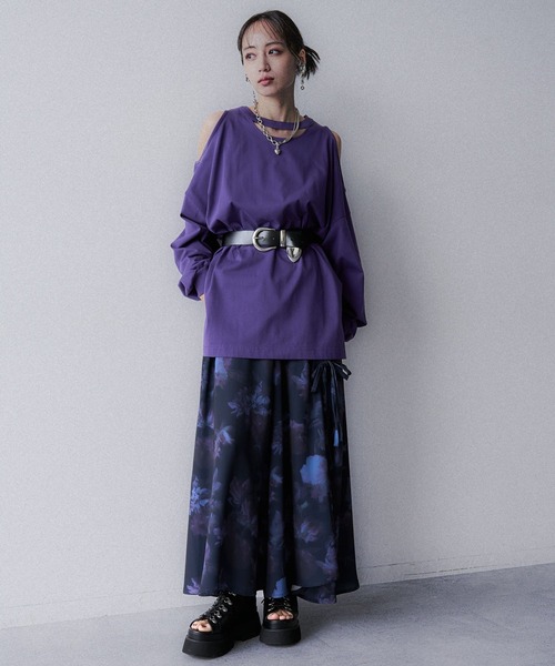HARE tシャツ カットアウトビッグTシャツ(HARE) レディース