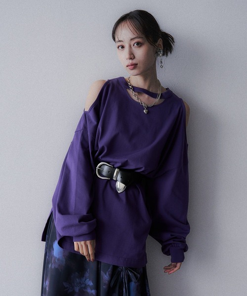HARE tシャツ カットアウトビッグTシャツ(HARE) レディース