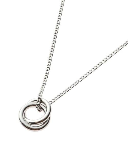 tk.TAKEO KIKUCHI（ティーケータケオキクチ） ネックレス ダブルリング