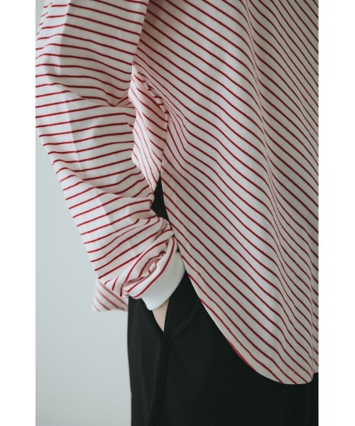 HeRIN.CYE tシャツ Design border tops デザインボーダートップス