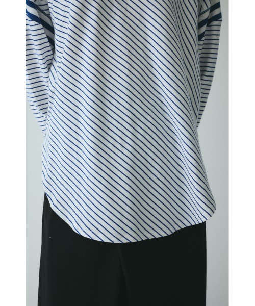 HeRIN.CYE tシャツ Design border tops デザインボーダートップス
