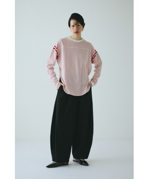 HeRIN.CYE tシャツ Design border tops デザインボーダートップス