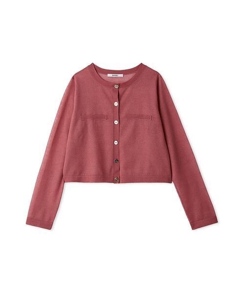 SNIDEL カーディガン Sustainableメタルボタンシアー