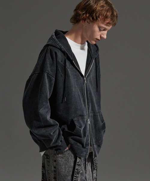 ◇COOGI クージー◇ジップパーカー ブラック グレー 中古・古着通販】Coogi (クージー) ジップパーカー ブラック サイズ:XL