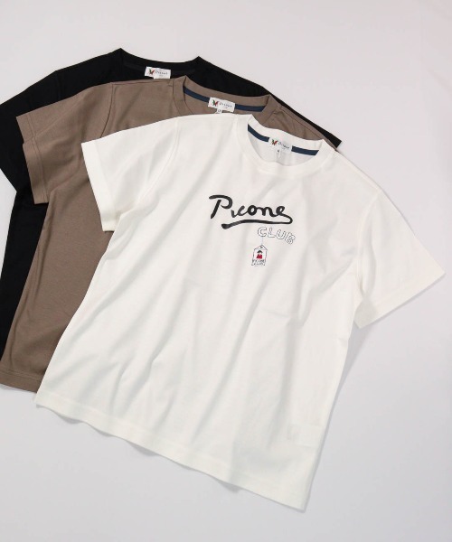 Picone CLUB（ピッコーネクラブ） tシャツ コットン100％UV冷感