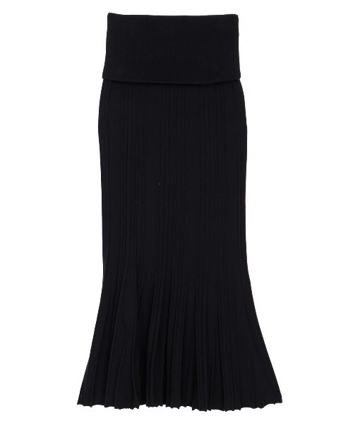 Ameri（アメリ） ロング スカート PLEATS CORSET KNIT SKIRT