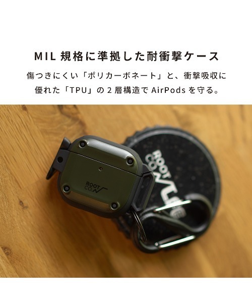 ROOT CO. イヤホン ヘッドホン AirPods Pro(第3世代)/AirPods(第4世代