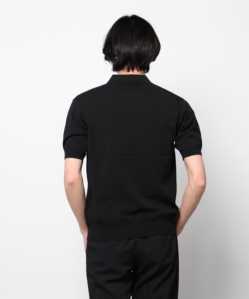 「UNITED ARROWS」 半袖ポロシャツ S ブラック メンズ_画像6