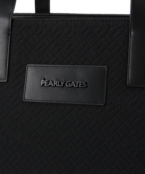 PEARLY GATES ブラックトートバッグ PEARLY GATES トートバッグ 「PEARLY GATES」PG is PG ロッカー