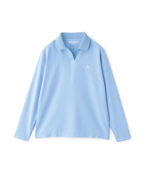 ゴルフ 「GOLF Women's」衿裏ロゴジャカード長袖ポロシャツ レディース_4