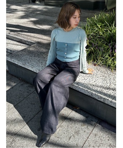 LE CIEL BLEU ピンク ニット LE CIEL BLEU（ルシェルブルー）｜ニット/セーター（ピンク系）一覧 - WEAR