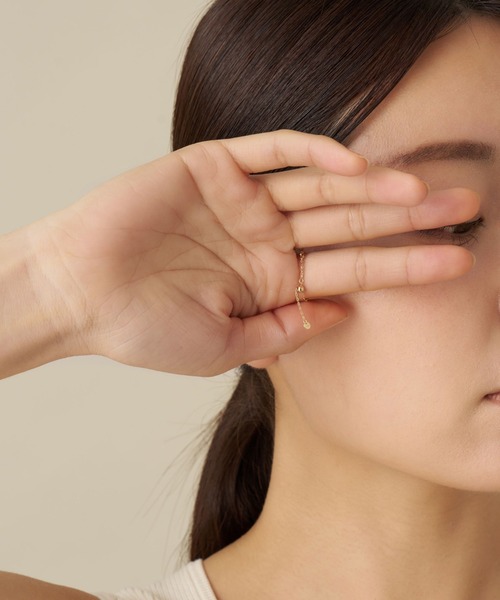 va vendome aoyama 指輪 リング K10YG ゴールド チェーンリング