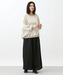 ワイドパンツ パンツ 「natural by ...の詳細画像5