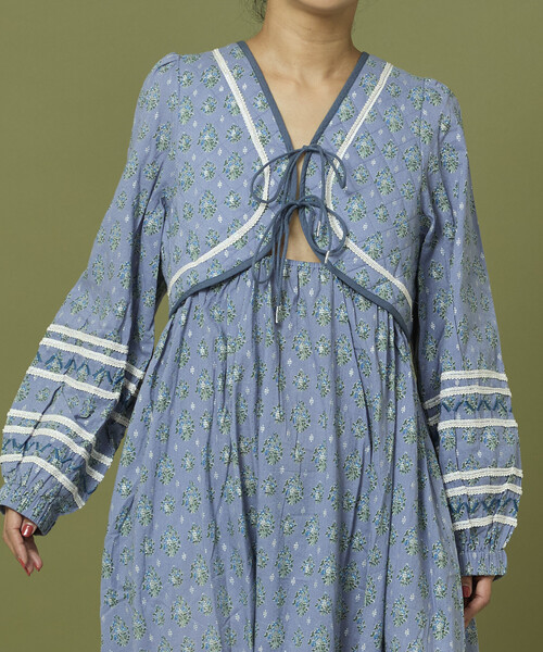 Freada（フリーダ） ワンピース 胸キルト リボン バストカット