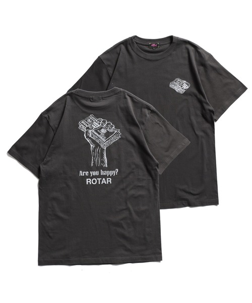 「ROTAR」 半袖Tシャツ X-LARGE スミクロ メンズ_画像3