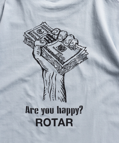 「ROTAR」 半袖Tシャツ X-LARGE スミクロ メンズ_画像6