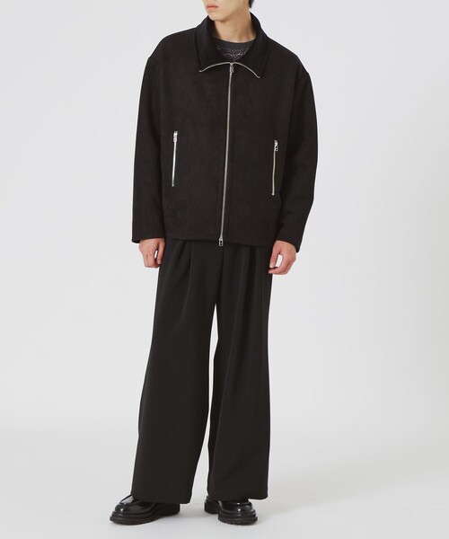 LOVELESS（ラブレス） ブルゾン アウター スエードライクスタンド