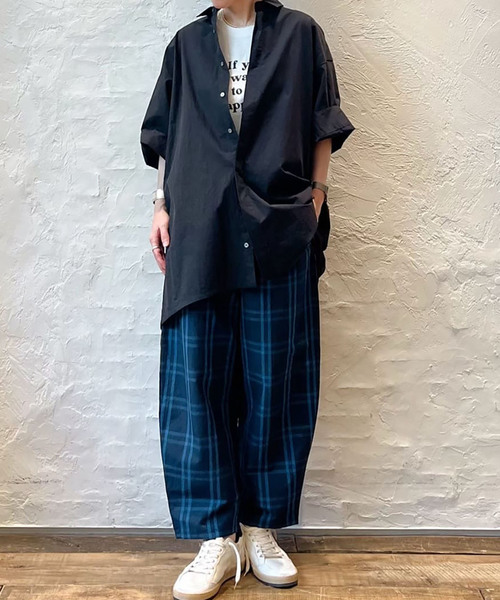 「JOURNAL STANDARD LUXE」 半袖シャツ - ブルー レディースの画像
