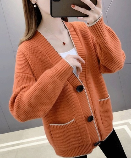 カーディガン Vネックニットカーディガン レディース : ZOZOTOWN Yahoo