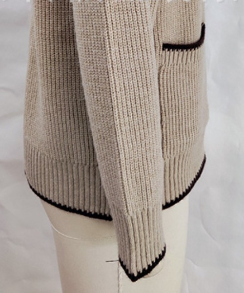 カーディガン Vネックニットカーディガン レディース : ZOZOTOWN Yahoo