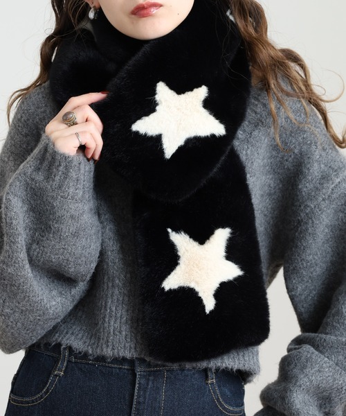 FUNALIVE（ファンアライブ） ネックウォーマー スヌード Craig 星柄