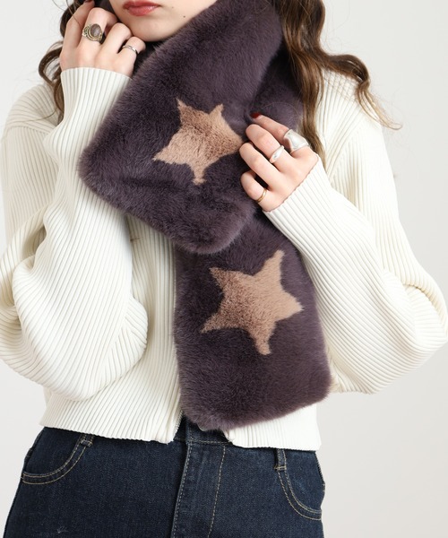 FUNALIVE（ファンアライブ） ネックウォーマー スヌード Craig 星柄