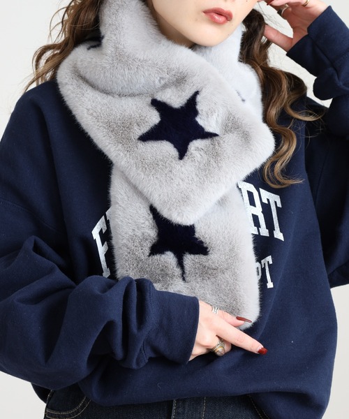 FUNALIVE（ファンアライブ） ネックウォーマー スヌード Craig 星柄