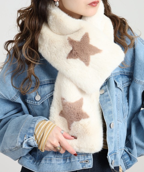 FUNALIVE（ファンアライブ） ネックウォーマー スヌード Craig 星柄