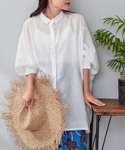 「CIAOPANIC TYPY」 長袖シャツ ONE SIZE イエロー レディース_画像9