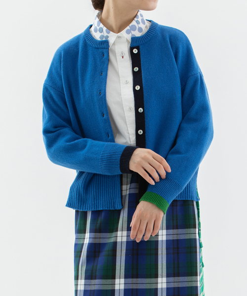 nop de nod（ノップドゥノッド） カーディガン ラムズウールクルー