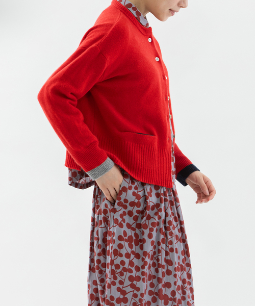 nop de nod（ノップドゥノッド） カーディガン ラムズウールクルー