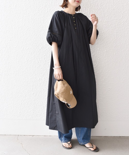 「SHIPS.me」 半袖ワンピース - ラベンダー レディース_画像4