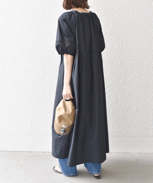 「SHIPS.me」 半袖ワンピース - ラベンダー レディース_画像5