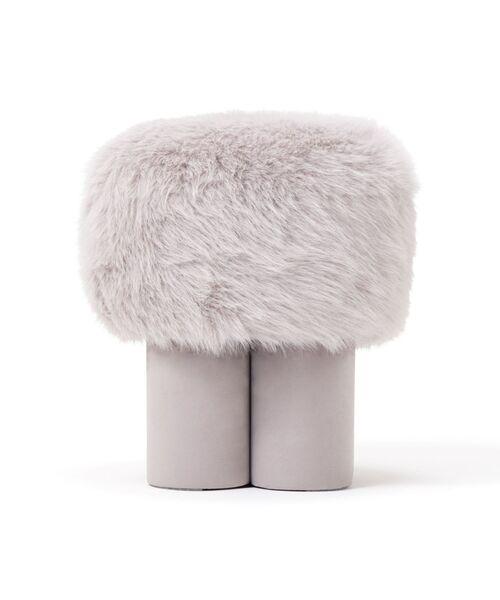 Francfranc（フランフラン） 家具 モフィ スツール グレー : ZOZOTOWN