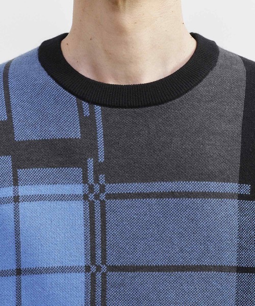 TAKEO KIKUCHI（タケオキクチ） セーター ニット ランダム チェック
