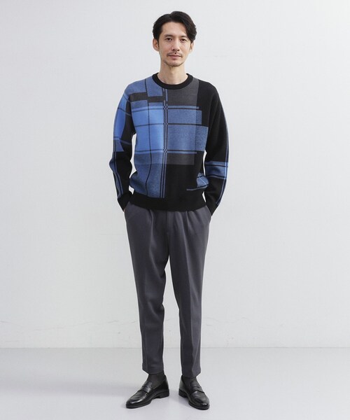 TAKEO KIKUCHI（タケオキクチ） セーター ニット ランダム チェック