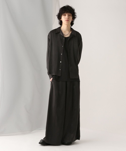 「HARE」 長袖シャツ MEDIUM グレー メンズ_画像5