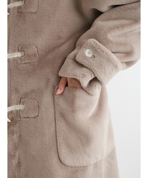 furfur♡ダッフルコート FURFUR（ファーファー） ダッフルコート コート リボンショート