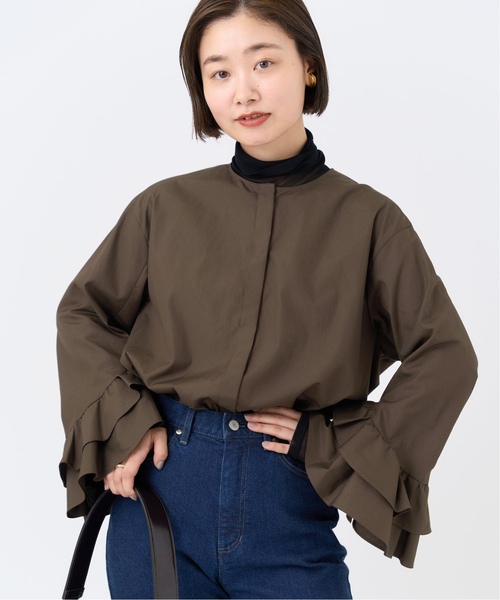 IENA（イエナ） 長袖ブラウス - ブラウン レディース : ZOZOTOWN Yahoo