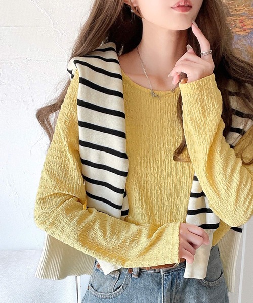 「classicalelf」 長袖カットソー MEDIUM ベージュ レディース_画像3