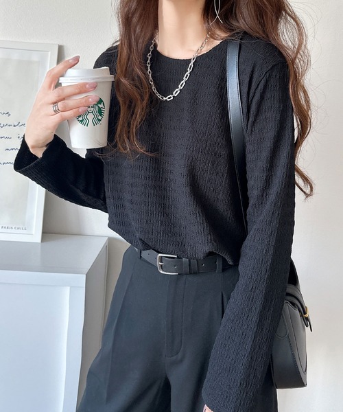 「classicalelf」 長袖カットソー MEDIUM ベージュ レディース_画像6