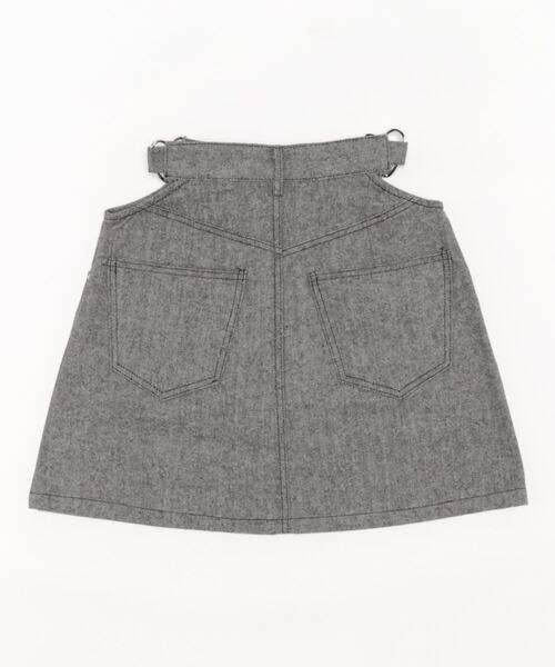 「lilLilly」 デニムスカート SMALL ブラック レディース_画像2