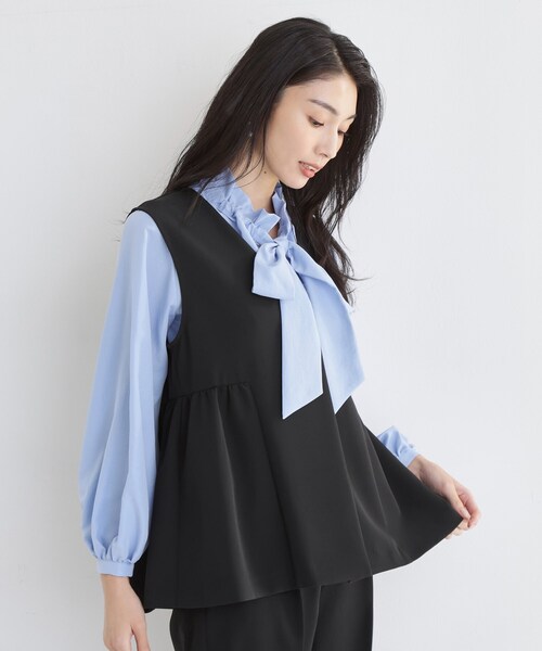 THE SHOP TK ベスト ジレ 入学式 卒園式 卒業式 「通勤・きちんと見え