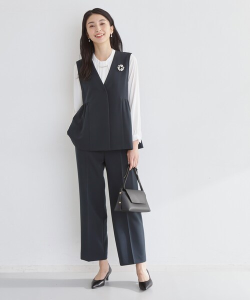 THE SHOP TK ベスト ジレ 入学式 卒園式 卒業式 「通勤・きちんと見え