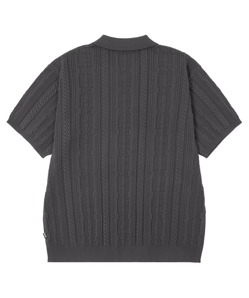 「HUF」 半袖ニット X-LARGE ブルー メンズ_画像2
