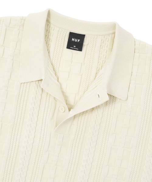 「HUF」 半袖ニット X-LARGE ブルー メンズ_画像6